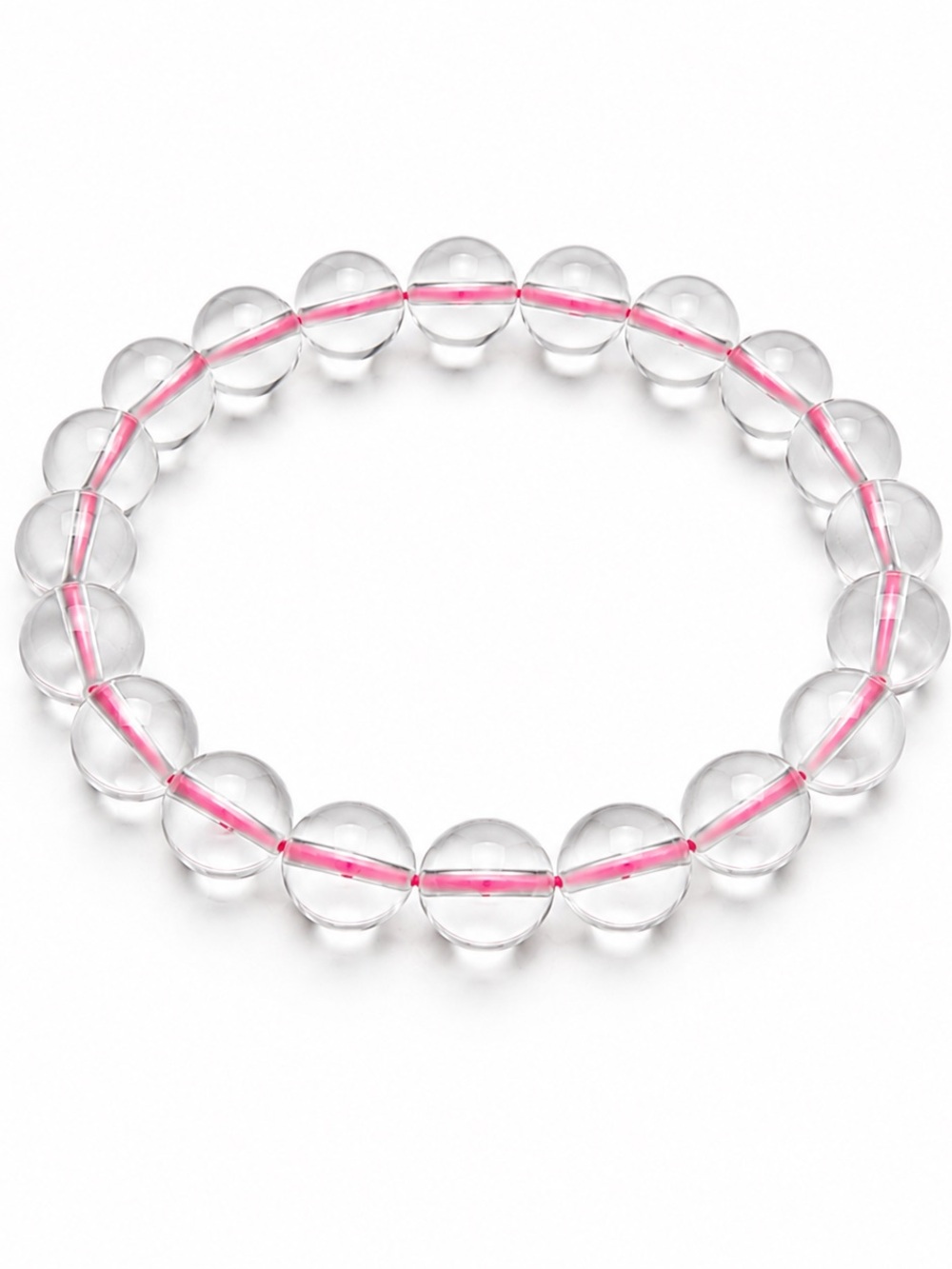 Clear Crystal Beaded Bracelet